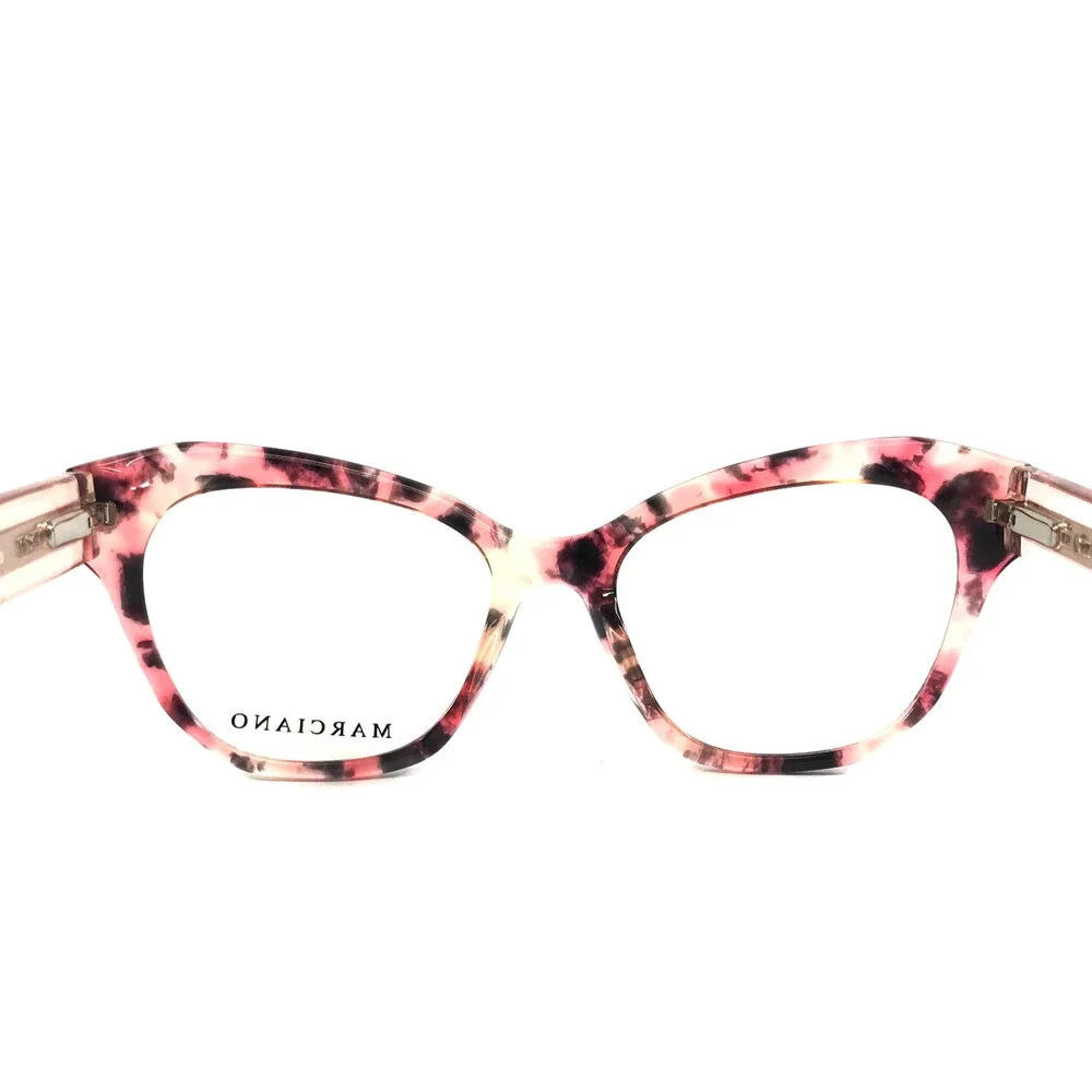 Marciano Eyeglasses Frames GM0339 054 Pink Havana Cat Eye Full Rim 50-17-140